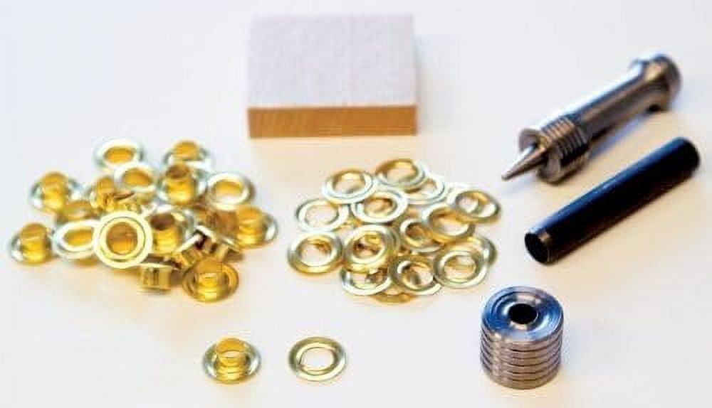 Lord & Hodge Inc 19411346 Handi Grommet Repair Kit 1/4" Brass 24ct
