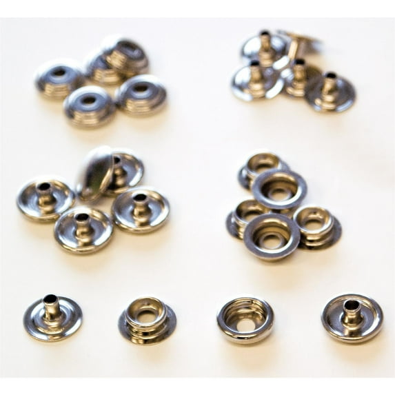 Lord & Hodge Metal Canvas to Canvas Snap Fastener Refill for Canvas (6 Ct.)