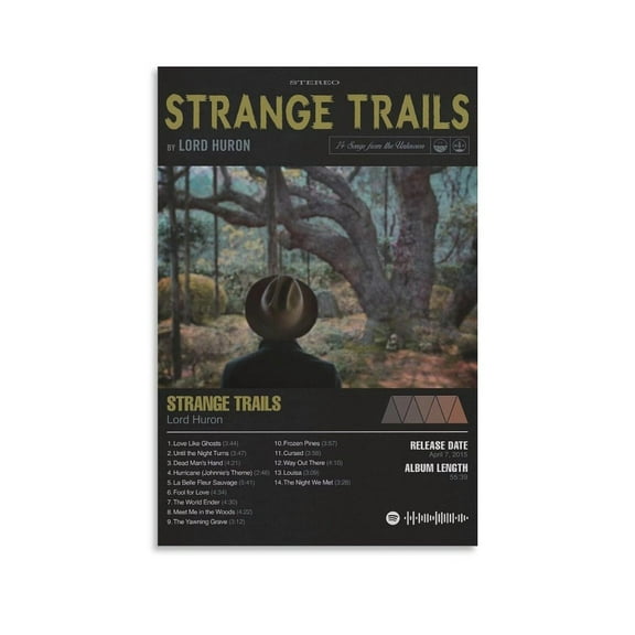 Lord Huron Strange Trails 14 Canvas Poster Wall Decorative Art Painting Living Room Bedroom Decoration Gift