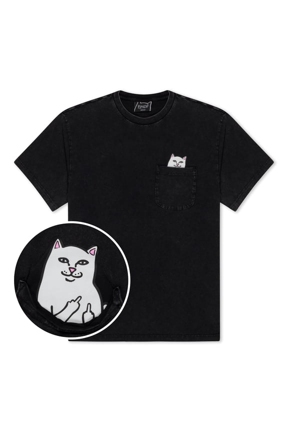 Lord Nermal Pocket Tee (Black Vintage Wash)