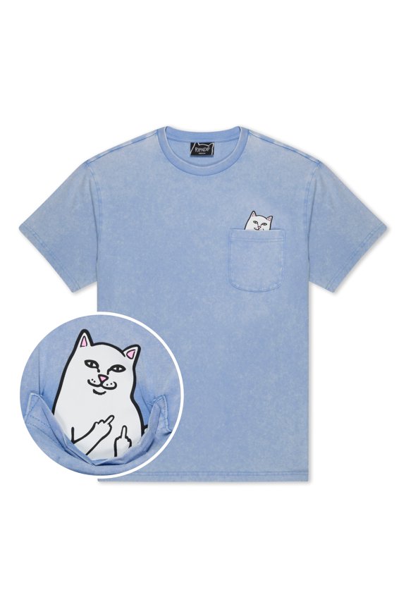 Lord Nermal Pocket Tee (Power Blue Vintage Wash)