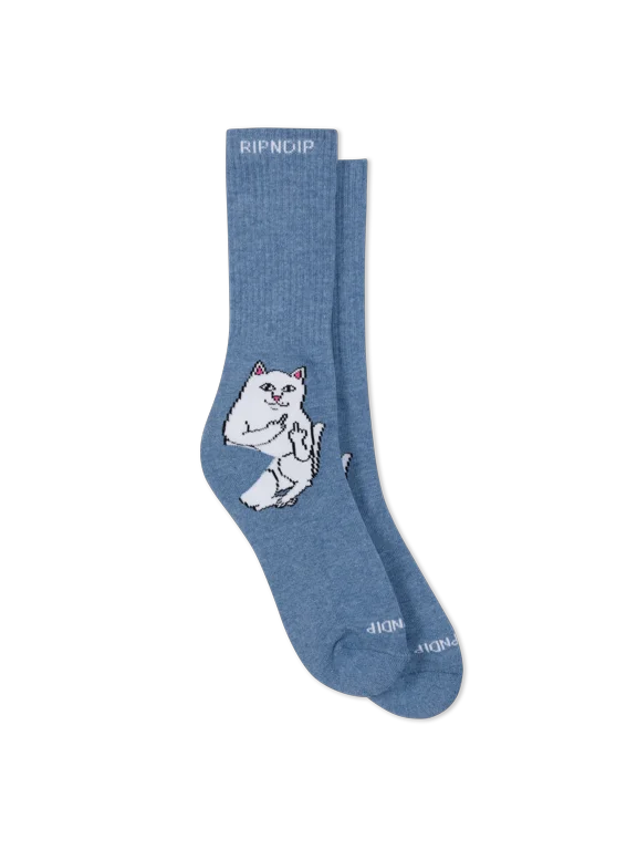 Lord Nermal Socks (Slate Heather)