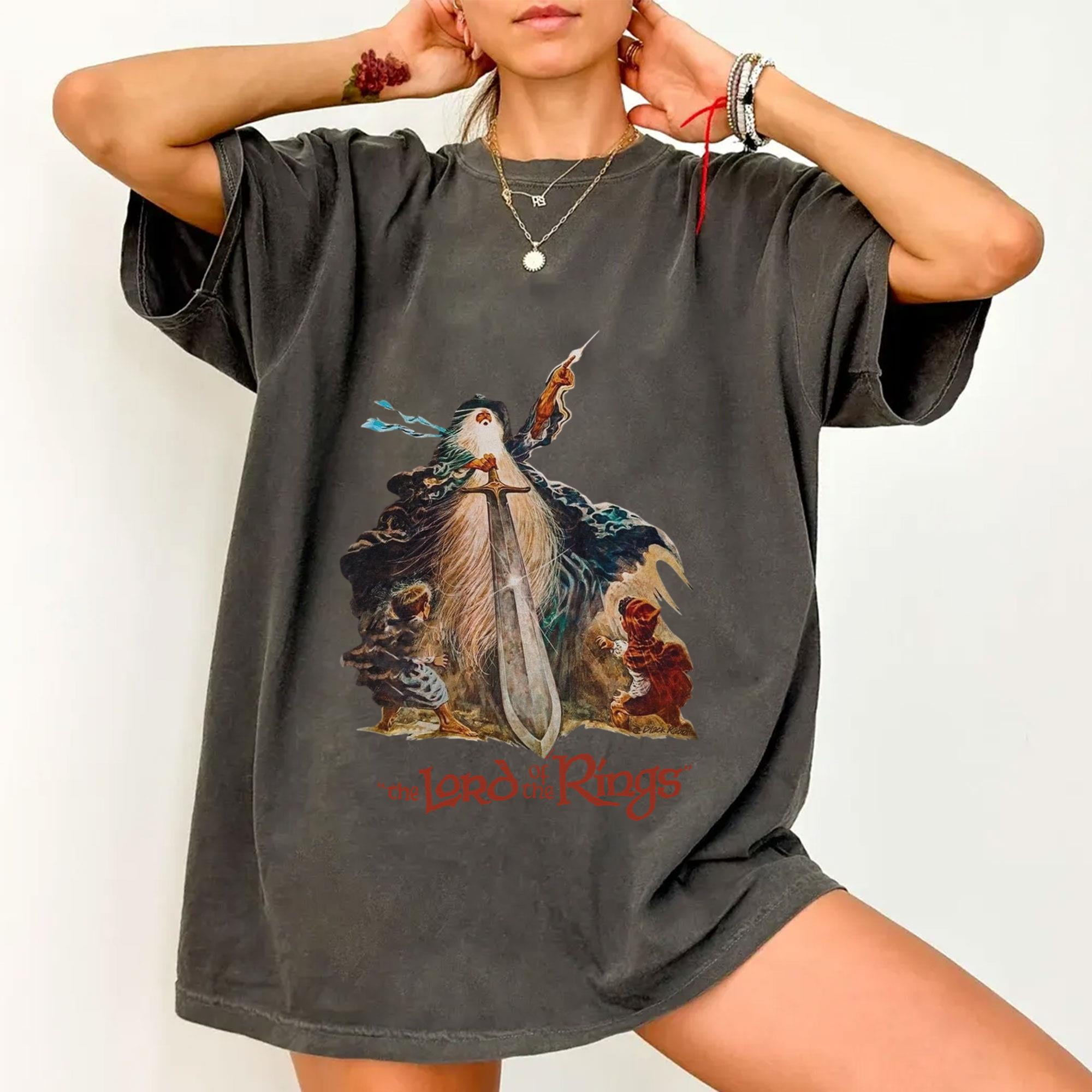 トップス 2001s Vintage The Lord of the Rings Lord Of The Rings Shirt Card Game Promo Tee Vintage LOTR