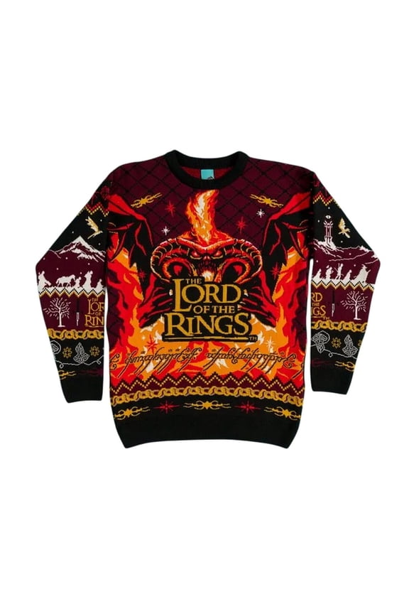 Lord Of The Rings Adult One Ring To Rule Them All Christmas Sweater