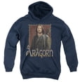 thumbnail image 1 of Lord Of The Rings Aragorn Kids Pull-Over Hoodie (Small) for Youth Boys and Girls, Navy, 1 of 5