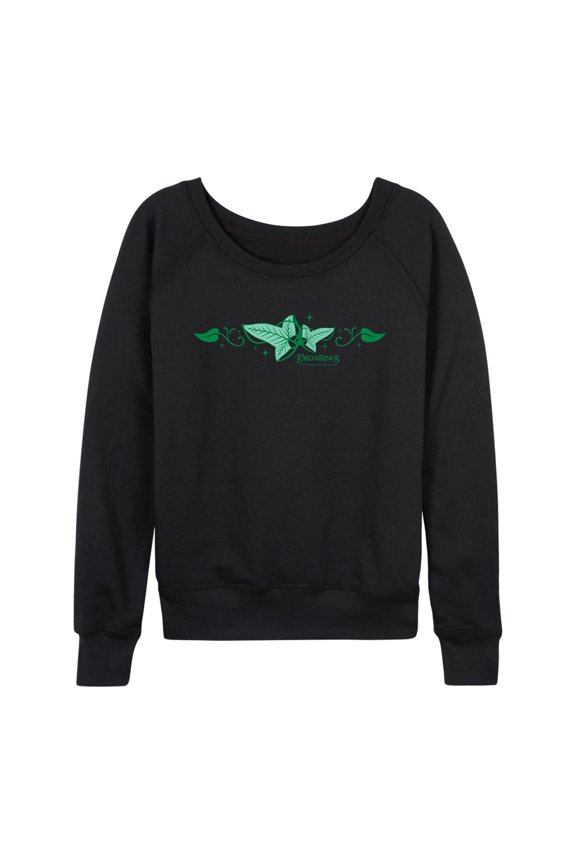 Lord Of The Rings - Elven Brooch - Women's French Terry Long Sleeve Pullover