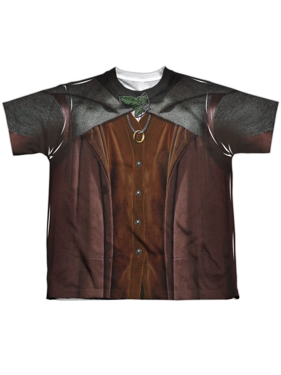 Lord Of The Rings - Frodo Costume - Youth Short Sleeve Shirt - Large