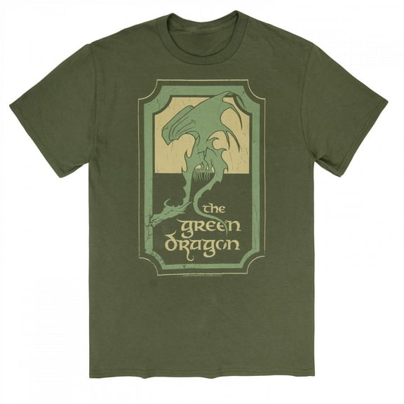 Lord of The Rings T-Shirt Green Dragon Tavern Unisex Graphic Tee For Men & Women