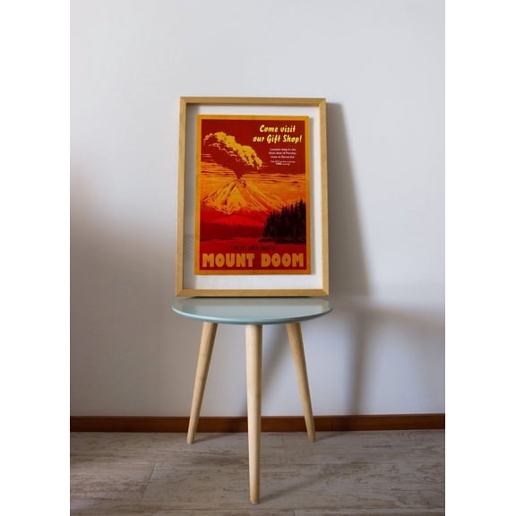 Lord Of The Rings Inspired Explore Amon Amarth Mount Doom Vintage Mordor Art Print