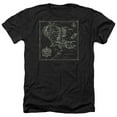 thumbnail image 1 of Lord Of The Rings - Map Of Me - Heather Short Sleeve Shirt - Small, 1 of 2