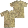 thumbnail image 1 of Lord Of The Rings Men's  Middle Earth Map Sublimation T-shirt White, 1 of 2
