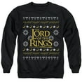 thumbnail image 1 of Lord Of The Rings Ugly Christmas Logo Unisex Adult Crewneck Sweatshirt, 1 of 5