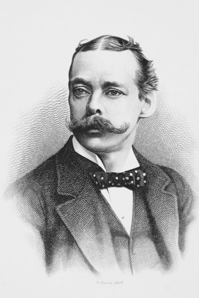 Lord Randolph Henry Spencer Churchill 1849 To 1895 British Statesman Father Of Sir Winston Churchill Canvas Art - Ken Welsh Design Pics (22 x 34)