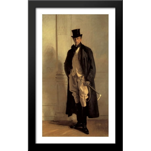 Lord Ribblesdale 24x40 Large Black Wood Framed Print Art by John Singer Sargent