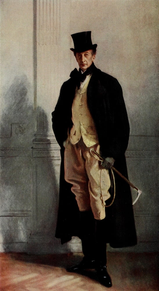 Lord Ribblesdale Canvas Art - J Singer Sargent (24 x 36)
