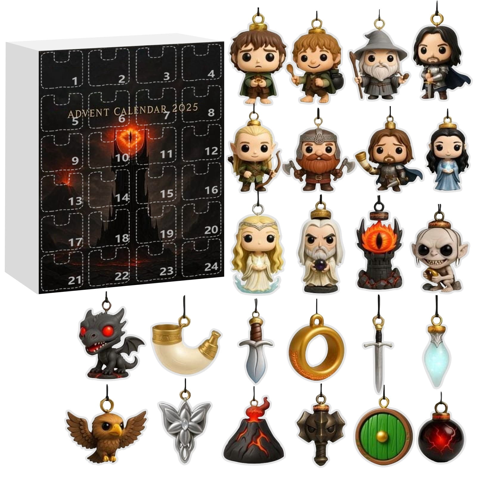 Lord of the Rings Advent Calendar 2025, 24 Days Christmas Countdown ...