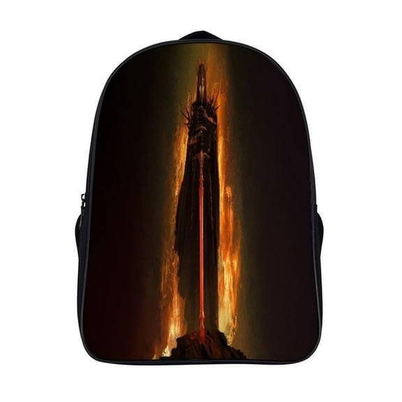 The Lord of the Rings Backpack University 16 inch Black De Heksenkoning Van Angmar,Backpacks for Adult Unisex,Gifts Men and Women Camping Hiking-Besetuui