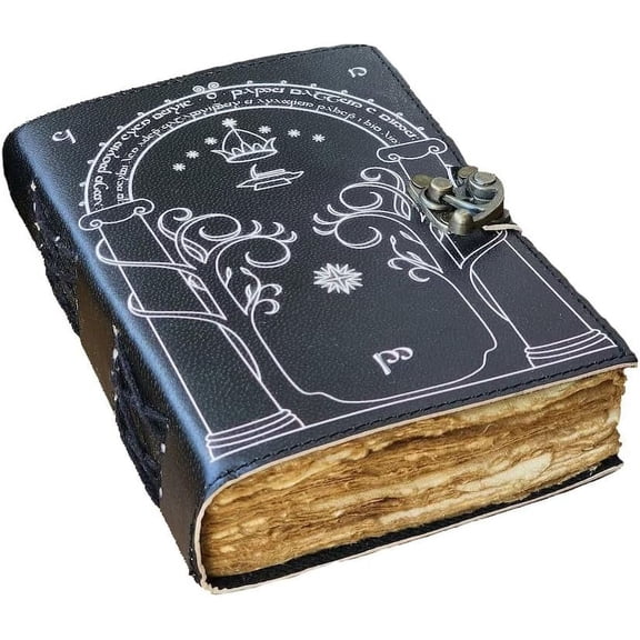 Lord Of The Rings Book Gifts Jrr Tolkien Set Decor Hardcover Books Hobbit Merch Bookends Gift Lotr Ring Journal Leather Bound Merchandise Illustrated Edition Notebook