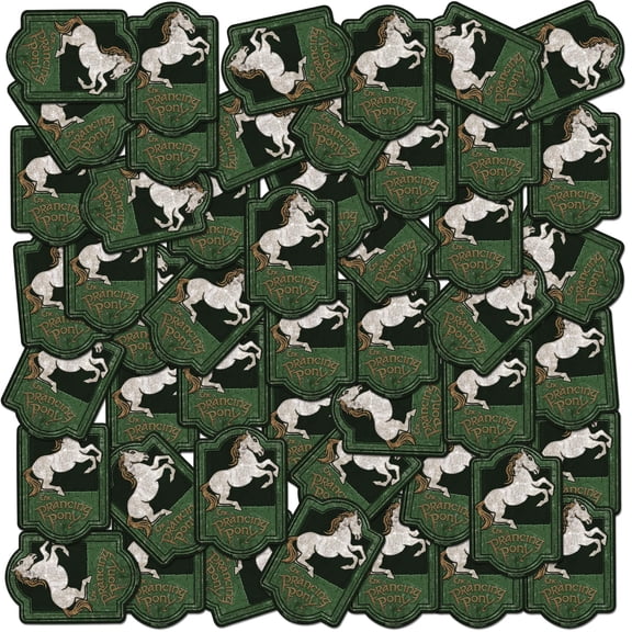 The Lord of The Rings The Prancing Pony 50ct Vinyl Large Deluxe Stickers Variety Pack  Iconic Bree Tavern Design from Middle-Earth for Laptop, Water Bottle, Scrapbooking, Tablet, Indoor/Outdoor