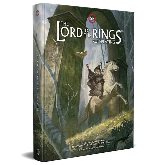 The Lord Of The Rings: RPG 5E - Core Rulebook - Hardcover RPG Book, LOTR Roleplaying Game, Everything Needed to Begin Your Adventure Through Middle Earth