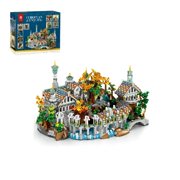Lord Rings Ravine Modular Buildings Set, Medieval Duskvale Sanctum Architecture Model Building Blocks Toys Adults Gift 4406pcs
