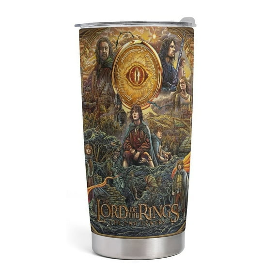 The Lord of the Rings Zodiac Signs With Straw Travel Mugs Red 20oz The Two Towers,Teen Travel Mugs and Cups Graduation Gifts Class of 2025 Each,Besetuui