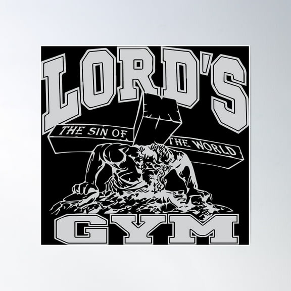 Lord'S Fitness Poster Wall Art, Modern Wall Decor For Living Room Bedroom, 30x30 UNFRAMED