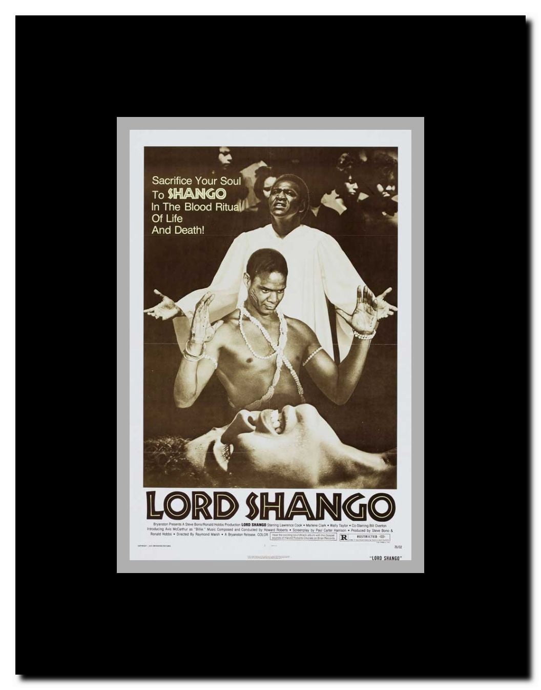 Lord Shango Framed Movie Poster