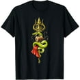 Lord Shiva Trident Hindu God Hinduism Tee TShirt