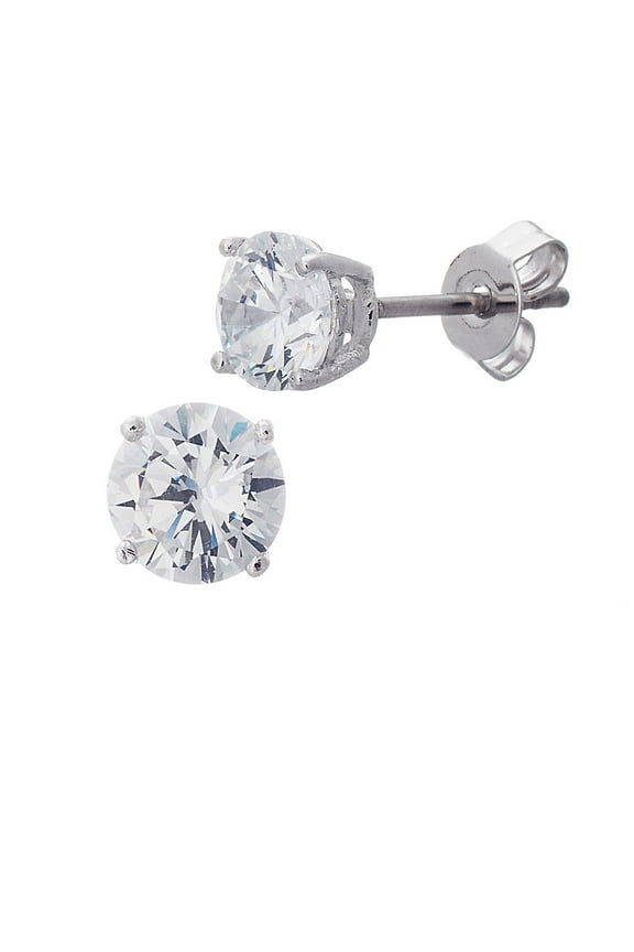 Lord & Taylor Cubic Zirconia and Sterling Silver Stud Earrings