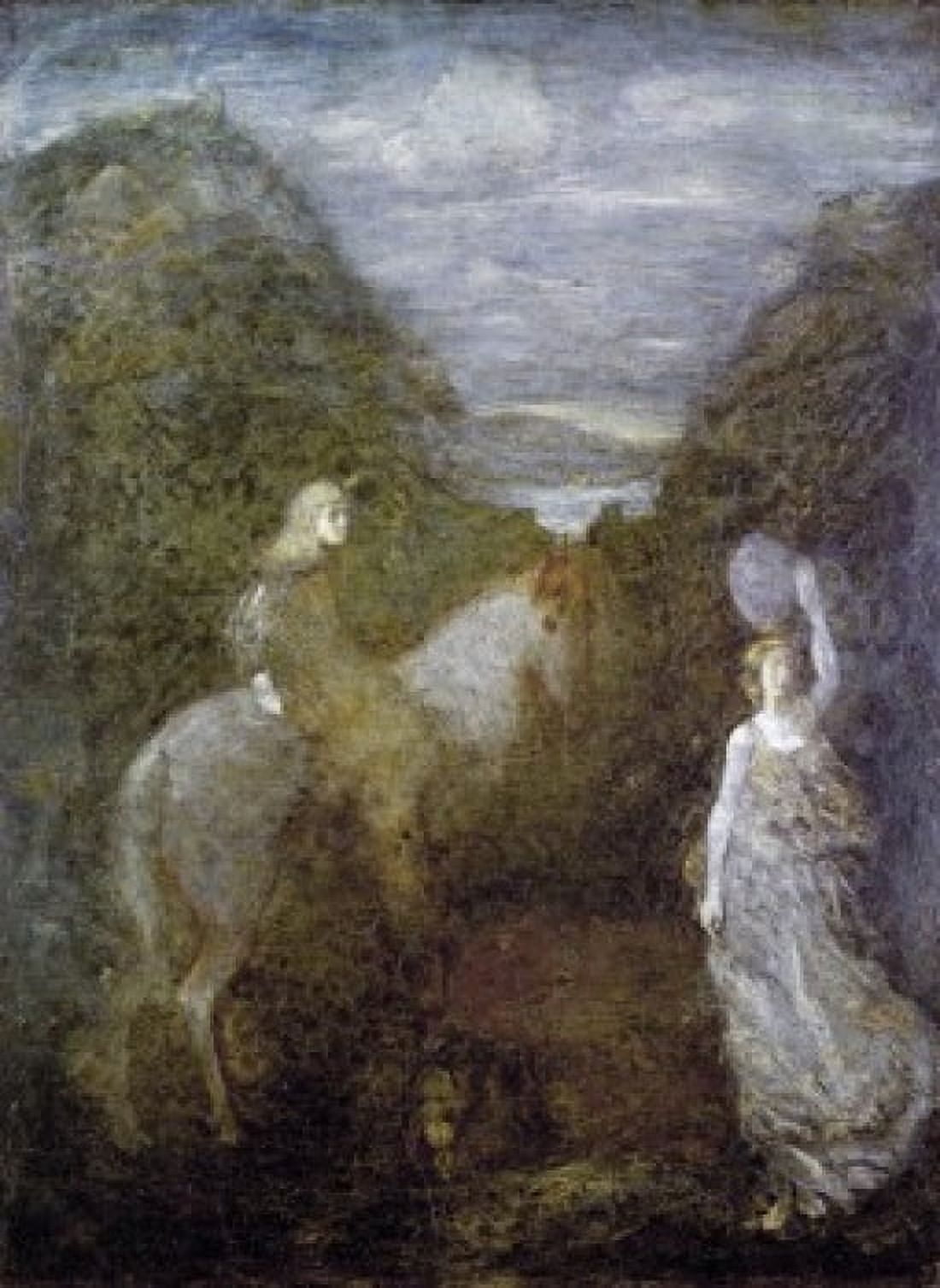 Lord Ullins Daughter Albert Pinkham Ryder (1847-1917 American) Canvas Art - Albert Pinkham Ryder (18 x 24)