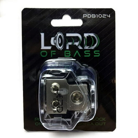 Lord of Bass 0/1 Gauge Input Distribution Block 4 Gauge Output Car Audio in Out 12V Power
