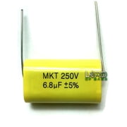 Lord of Bass 6.8uF 250V Metallized Polyester Film Capacitor 5% Audio Crossover Tweeter 10 pcs