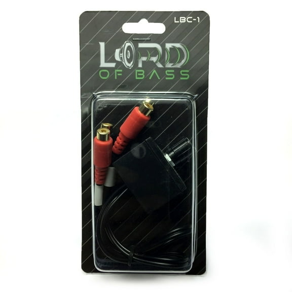 Lord of Bass Universal Car Bass Amplifier Remote Level Control Knob Stereo RCA Input & Output