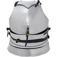 thumbnail image 1 of Lord of Battles 15th Century Medieval Cuirass Milanese Churburg Steel Breastplate 16 Gauge for Unisex - XL, 1 of 7