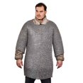 thumbnail image 1 of Lord of Battles Medieval Chainmail Half Sleeves Shirt Haubergeon10mm16 gauge, Aluminum Rings Round Riveted, Alternate Rings, 1 of 10