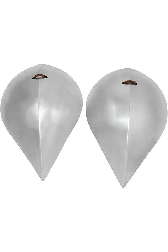 Medieval Pauldron Plate Armor Spauldrons Knight Armor Shoulder Guard Roleplaying Armor Costume - 16 Gauge Silver