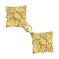 thumbnail image 1 of Lord of Battles Viking  Solid Brass Functional Cloak Clasp for Viking Knotwork Medieval Clothes Accessory, 1 of 8