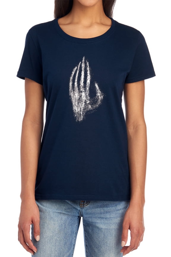 Lord of The Rings Hand of Saruman Women's T Shirt, Navy, 2X-Large