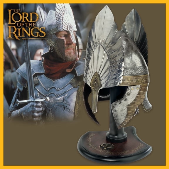 Helm of King Elendil with Display Stand - Officially Licensed Lord of the Rings Replica