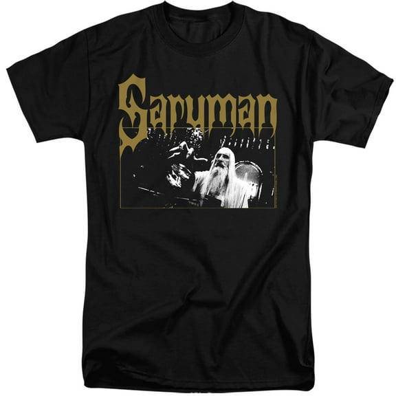 Lord of The Rings Saruman Unisex Adult Tall T Shirt,Saruman, 2X-Large