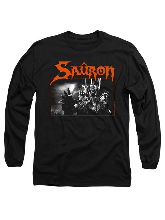 Lord of The Rings Sauron Unisex Adult Long-Sleeve T Shirt,Sauron, X-Large
