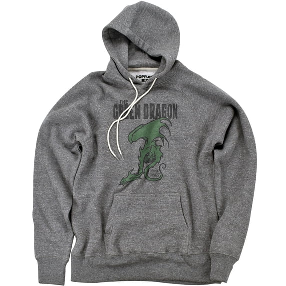 Lord of The Rings The Hobbit Hole Official Premium Ultrasoft Tri-Blend Hoodie (Small) Athletic Heather