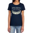 thumbnail image 1 of Lord of The Rings The Journey Women's T Shirt, Navy, Large, 1 of 6