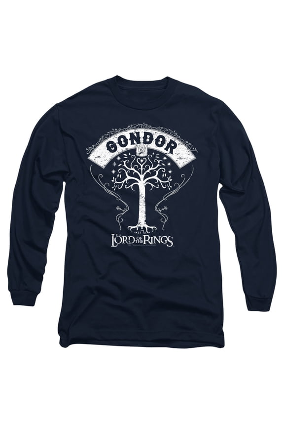 Lord of The Rings Tree of Gondor Unisex Adult Long-Sleeve T Shirt,Tree of Gondor, Small