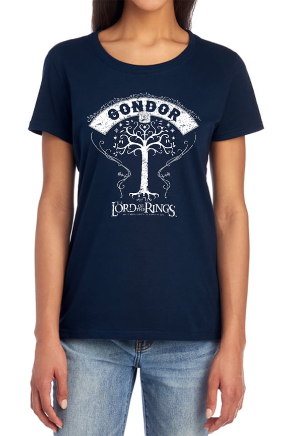 Lord of The Rings Tree of Gondor Women's T Shirt,Tree of Gondor, Medium