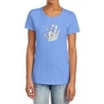 thumbnail image 1 of Lord of The Rings White Hand Women's T Shirt, Carolina Blue, 2X-Large, 1 of 6