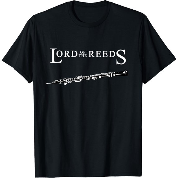 Lord of the Reeds Funny Oboe Oboist Funny Music Teacher T-Shirt