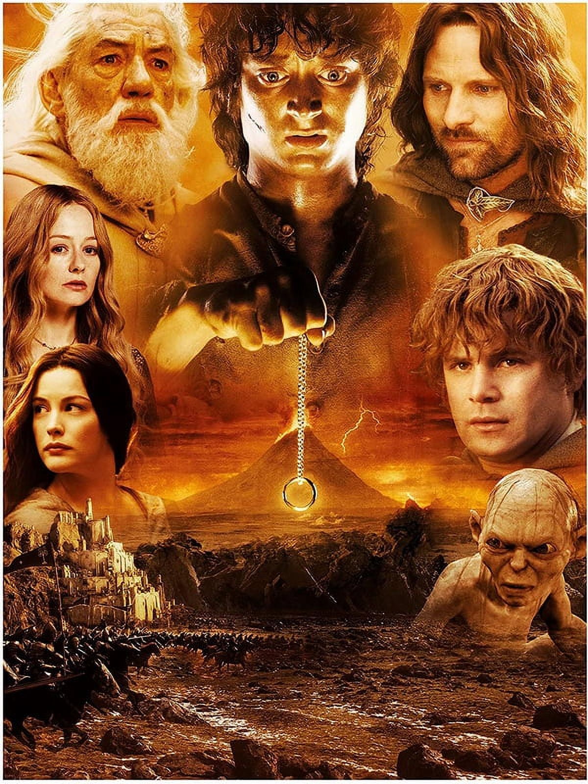 Lord of the Rings 828482 Lord of the Rings Mount Doom Jigsaw Puzzle, 1000 Piece