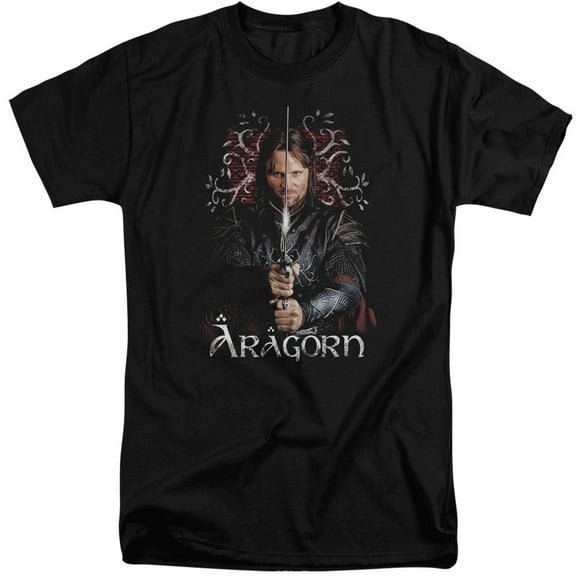 Lord of the Rings Aragorn S/S Adult Tall Black